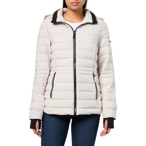 image:imageNautica Womens Short Stretch Puffer Jacket with Storm CuffsLimestone