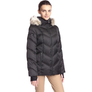 image:imageNautica Womens Short Stretch Puffer Jacket with Storm CuffsOnyx
