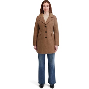 image:imageNautica Womens Soft Faux Wool PeacoatTaupe