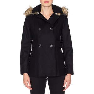 image:imageNautica Womens Soft Wool Blend PeacoatBlackb