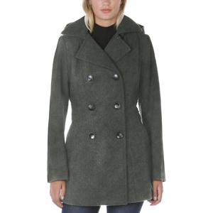 image:imageNautica Womens Soft Wool Blend PeacoatCharcoal