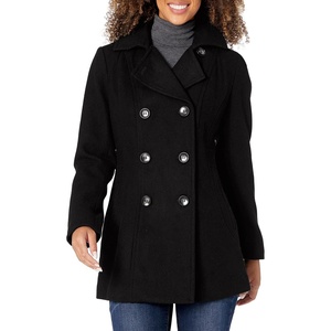 image:imageNautica Womens Soft Wool Blend PeacoatGray