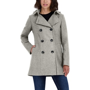 image:imageNautica Womens Soft Wool Blend PeacoatHeather Grey