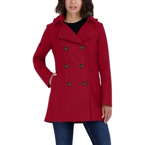 image:imageNautica Womens Soft Wool Blend PeacoatNautica Red