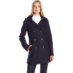 image:imageNautica Womens Soft Wool Blend PeacoatVintage Navy