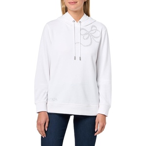 image:imageNautica Womens Solid Hoodie Pullover SweatshirtBright White