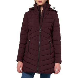 image:imageNautica Womens Stretch Puffer Jacket With Interior BibChianti