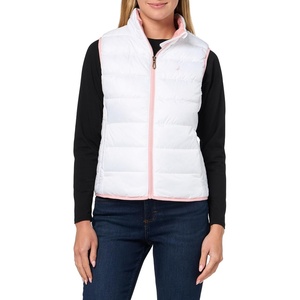 image:imageNautica Womens Zipup Sleeveless Puffer Vest JacketBright White
