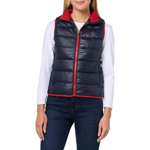 image:imageNautica Womens Zipup Sleeveless Puffer Vest JacketNight Sky