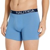 image:imageNautica Mens 3Pack Classic Cotton Stretch Boxer BriefsMonaco BlueRiviera BlueSails Nautica Red
