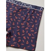 image:imageNautica Mens 3Pack Classic Cotton Stretch Boxer BriefsOrange PoppyAero BlueAnchor Peacoat