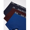 image:imageNautica Mens 3Pack Classic Cotton Stretch Boxer BriefsPeacoatMonaco BlueTawny Port