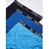 image:imageNautica Mens 3Pack Classic Cotton Stretch Boxer BriefsPeacoatSea CobaltSail Print Aero Blue