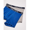 image:imageNautica Mens 3Pack Classic Cotton Stretch Boxer BriefsSea CobaltAlloySail Print Black White