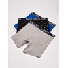 image:imageNautica Mens 3Pack Classic Cotton Stretch Boxer BriefsSea CobaltAlloySail Print Black White