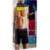 image:imageNautica Mens 3pack Cotton Stretch Limited Edition Boxer BriefsAero BlueNautica RedPeacoat