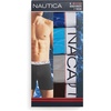 image:imageNautica Mens 4 Pack Micro Boxer BriefsBlackSharkfin GreyHawaii OceanMicro Anchor Sea Cobalt