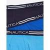 image:imageNautica Mens Classic Cotton 3Pack Boxer BriefsNavyAeroCobalt