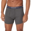 image:imageNautica Mens Classic Cotton 3Pack Boxer BriefsPeacoat HeatherCharcoal HeatherHeather Grey