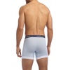 image:imageNautica Mens Classic Cotton 3Pack Boxer BriefsPeacoatFeder StripeBreton Stripe