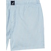image:imageNautica Mens Classic Cotton 3Pack Woven BoxersOasis PinkOcean LapisPin Stripe Silver Lake