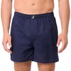 image:imageNautica Mens Classic Cotton 3Pack Woven BoxersPeacoatHoundstooth Scuba BlueAnchor Print
