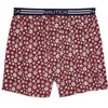 image:imageNautica Mens Classic Cotton Loose Knit BoxerSnowflakesNautica Red
