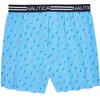 image:imageNautica Mens Classic Cotton Loose Knit BoxerStripe SailAero Blue