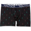 image:imageNautica Mens Cotton Stretch 4 Pack Boxer BriefsBlackTawny PortSpruce BlackAnchor Print