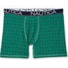 image:imageNautica Mens Cotton Stretch 4 Pack Boxer BriefsBlackTawny PortSpruce BlackAnchor Print
