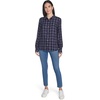 image:imageNautica Womens Button Front Long Sleeve Roll Tab Shirt