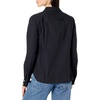 image:imageNautica Womens Button Front Long Sleeve Roll Tab ShirtBlack