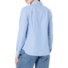 image:imageNautica Womens Button Front Long Sleeve Roll Tab ShirtBlueWhite