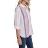 image:imageNautica Womens Button Front Long Sleeve Roll Tab ShirtConfetti