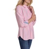image:imageNautica Womens Button Front Long Sleeve Roll Tab ShirtConfetti Multi