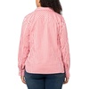 image:imageNautica Womens Button Front Long Sleeve Roll Tab ShirtCoralieBright White
