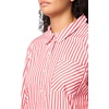 image:imageNautica Womens Button Front Long Sleeve Roll Tab ShirtCoralieBright White