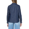 image:imageNautica Womens Button Front Long Sleeve Roll Tab ShirtDark Azure