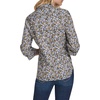 image:imageNautica Womens Button Front Long Sleeve Roll Tab ShirtDeep French Blue Multi