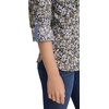image:imageNautica Womens Button Front Long Sleeve Roll Tab ShirtDeep French Blue Multi