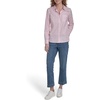 image:imageNautica Womens Button Front Long Sleeve Roll Tab ShirtEnglish Rose Combo