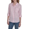 image:imageNautica Womens Button Front Long Sleeve Roll Tab ShirtEnglish Rose Combo