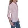 image:imageNautica Womens Button Front Long Sleeve Roll Tab ShirtEnglish Rose Combo