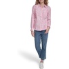 image:imageNautica Womens Button Front Long Sleeve Roll Tab ShirtEnglish Rose Multi