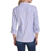 image:imageNautica Womens Button Front Long Sleeve Roll Tab ShirtFrench Blue Multi
