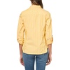 image:imageNautica Womens Button Front Long Sleeve Roll Tab ShirtGoldenrodWhite