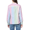 image:imageNautica Womens Button Front Long Sleeve Roll Tab ShirtGreen Multi