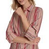 image:imageNautica Womens Button Front Long Sleeve Roll Tab ShirtHaute Red Multi