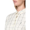 image:imageNautica Womens Button Front Long Sleeve Roll Tab ShirtIvory Multi