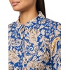 image:imageNautica Womens Button Front Long Sleeve Roll Tab ShirtMarina Blue Multi